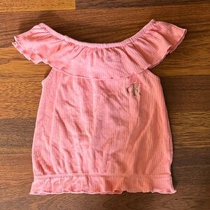 3x$12 Calvin Klein Jeans Pink Ruffle Blouse (6)